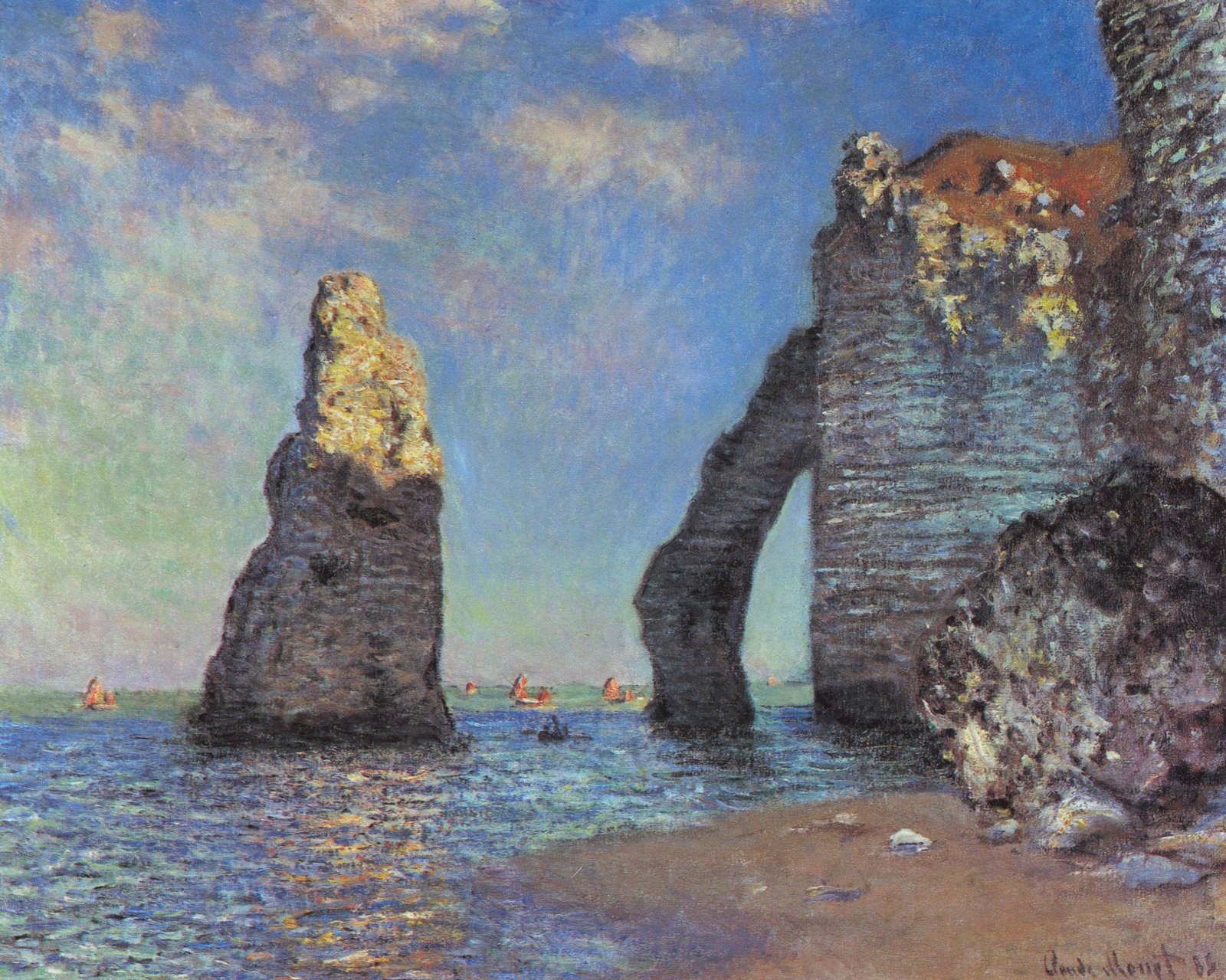 The rocky cliffs of Étretat by Monet.jpg